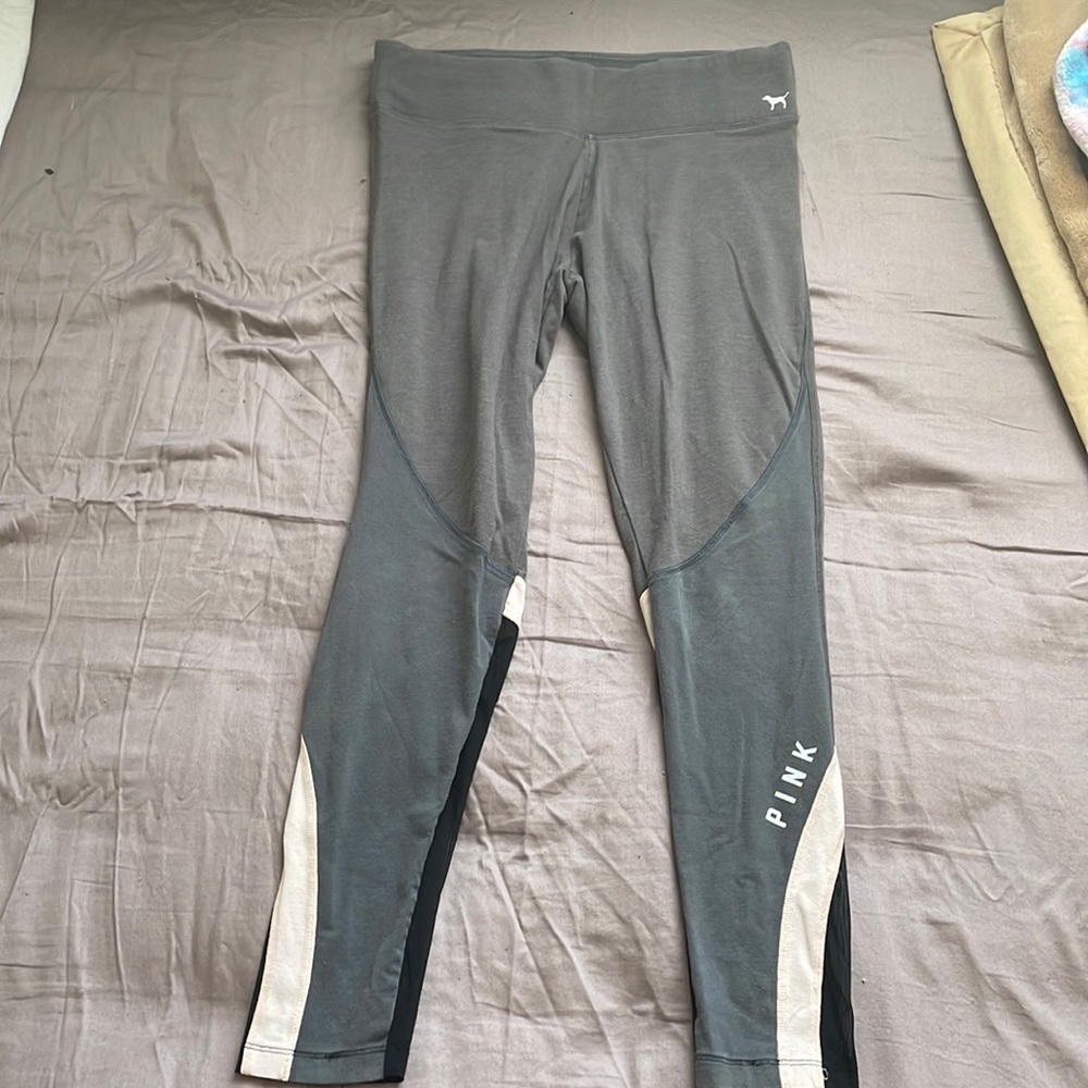 Pink Grey Yoga Pants